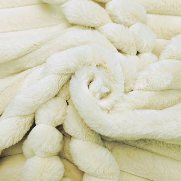 Minky Corduroy Fur  - Cream